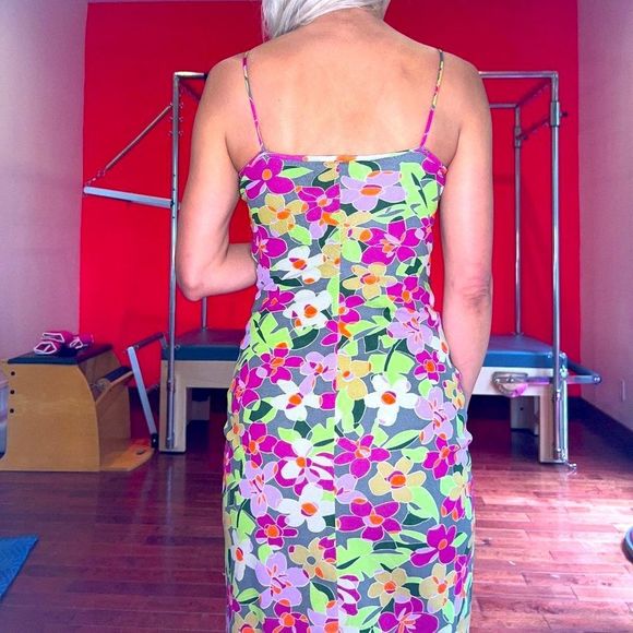 90s Guess Floral Mesh Dress Size XS / S - Picture 12 of 15